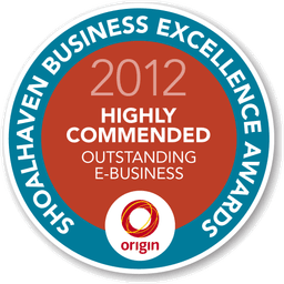 2012 Shoalhaven Business Excellence Awards Highly Commended - Outstanding E-Business 2012 Shoalhaven Business Excellence Awards Highly Commended - Outstanding E-Business