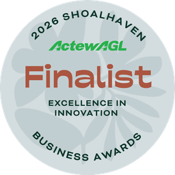 2026 Shoalhaven Business Awards Finalist - Excellence in Innovation 2026 Shoalhaven Business Awards Finalist - Excellence in Innovation